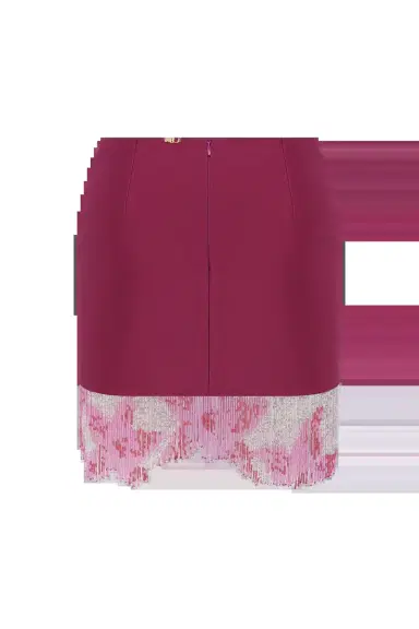 PatBo PETAL SHEEN BEADED MINI SKIRT | Thumbnail 6 PatBo PETAL SHEEN BEADED MINI SKIRT | Thumbnail 6
