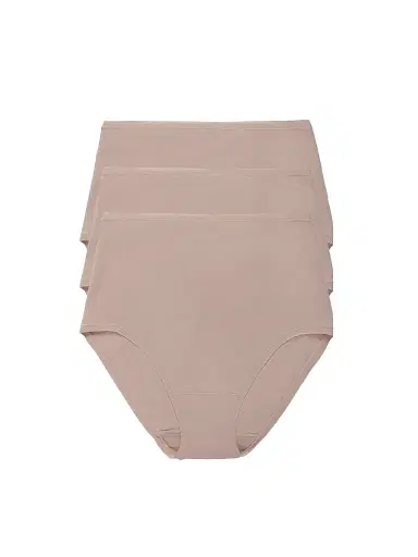 Natori Women's Bliss Bare Cotton High Waist Brief 3-Pack - Cafe - Size XXL | Thumbnail 1 Natori Women's Bliss Bare Cotton High Waist Brief 3-Pack - Cafe - Size XXL | Thumbnail 1