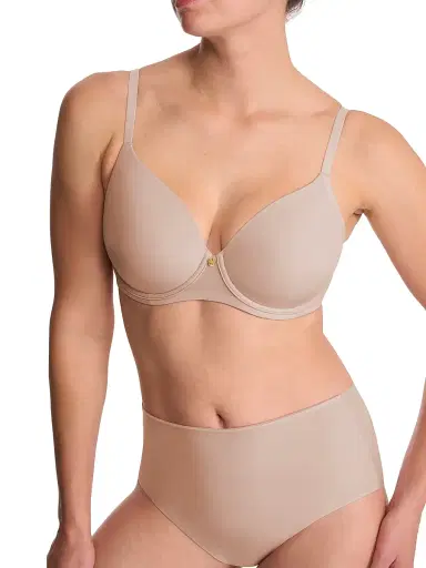 Natori Women's Cloud Comfort Back Smoothing T-Shirt Bra - Mocha - Size 36B | Thumbnail 4 Natori Women's Cloud Comfort Back Smoothing T-Shirt Bra - Mocha - Size 36B | Thumbnail 4