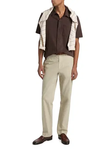 Vince Men's Cotton Button-Front Shirt - Midland - Size XXL | Thumbnail 2 Vince Men's Cotton Button-Front Shirt - Midland - Size XXL | Thumbnail 2
