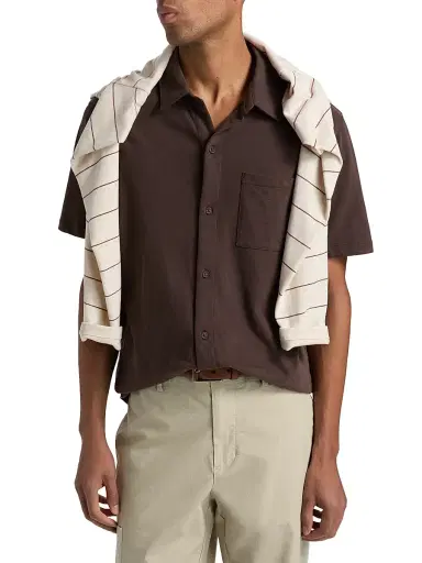 Vince Men's Cotton Button-Front Shirt - Midland - Size XXL | Thumbnail 3 Vince Men's Cotton Button-Front Shirt - Midland - Size XXL | Thumbnail 3