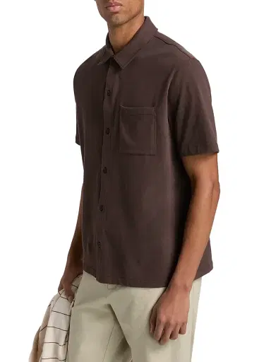 Vince Men's Cotton Button-Front Shirt - Midland - Size XXL | Thumbnail 4 Vince Men's Cotton Button-Front Shirt - Midland - Size XXL | Thumbnail 4