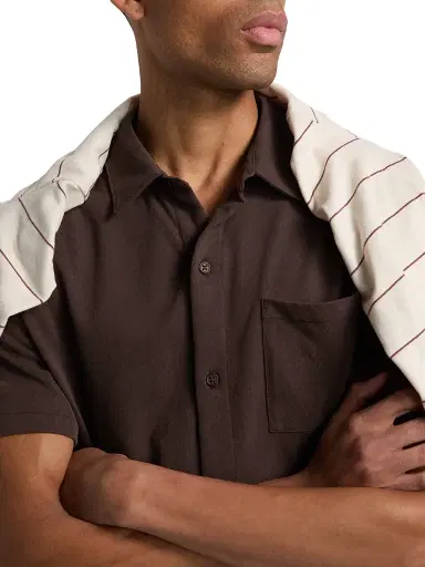 Vince Men's Cotton Button-Front Shirt - Midland - Size XXL | Thumbnail 6 Vince Men's Cotton Button-Front Shirt - Midland - Size XXL | Thumbnail 6