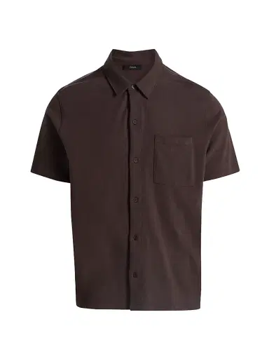 Vince Men's Cotton Button-Front Shirt - Midland - Size XXL | Thumbnail 1 Vince Men's Cotton Button-Front Shirt - Midland - Size XXL | Thumbnail 1