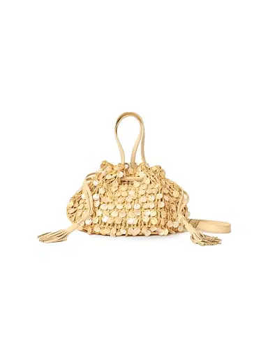 BTB Los Angeles Women's Santiago Embellished Raffia Crossbody Bag - Natural | Thumbnail 1 BTB Los Angeles Women's Santiago Embellished Raffia Crossbody Bag - Natural | Thumbnail 1