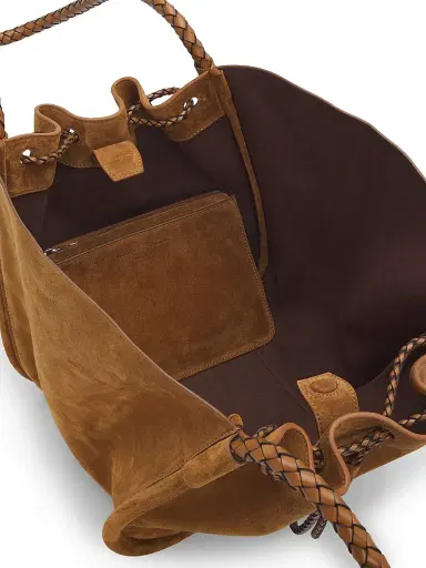 Proenza Schouler Women's Braided Suede Tote Bag - Hazelnut | Thumbnail 4 Proenza Schouler Women's Braided Suede Tote Bag - Hazelnut | Thumbnail 4
