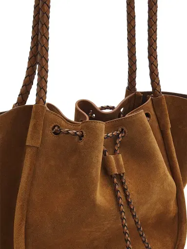 Proenza Schouler Women's Braided Suede Tote Bag - Hazelnut | Thumbnail 6 Proenza Schouler Women's Braided Suede Tote Bag - Hazelnut | Thumbnail 6