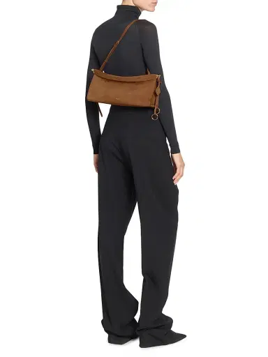 Alaïa Women's Le Click Leather Shoulder Bag | Thumbnail 2 Alaïa Women's Le Click Leather Shoulder Bag | Thumbnail 2