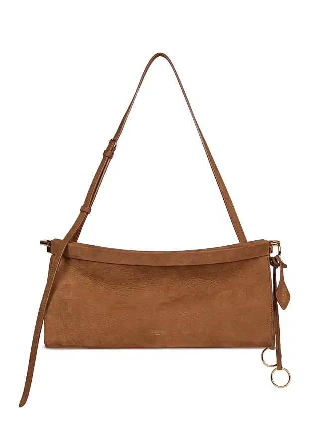 Women's Le Click Leather Shoulder Bag - Terre Dombre Women's Le Click Leather Shoulder Bag - Terre Dombre