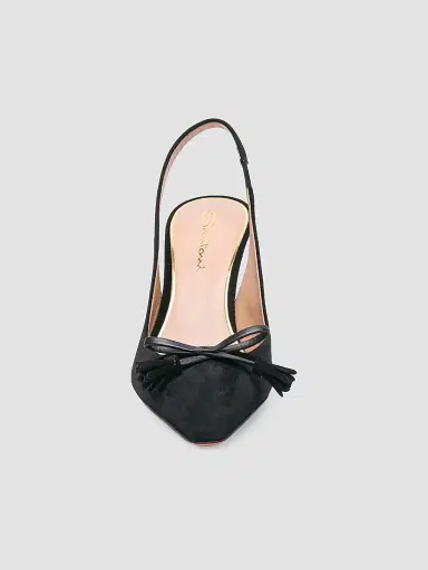 Santoni Women's Adri Bow 85MM Slingback Pumps | Thumbnail 3 Santoni Women's Adri Bow 85MM Slingback Pumps | Thumbnail 3
