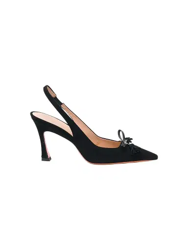 Santoni Women's Adri Bow 85MM Slingback Pumps | Thumbnail 1 Santoni Women's Adri Bow 85MM Slingback Pumps | Thumbnail 1