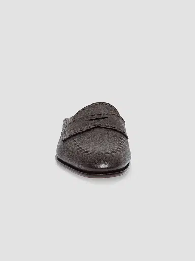 Santoni Women's Marlen Leather Mules - Dark Brown - Size 12 | Thumbnail 3 Santoni Women's Marlen Leather Mules - Dark Brown - Size 12 | Thumbnail 3
