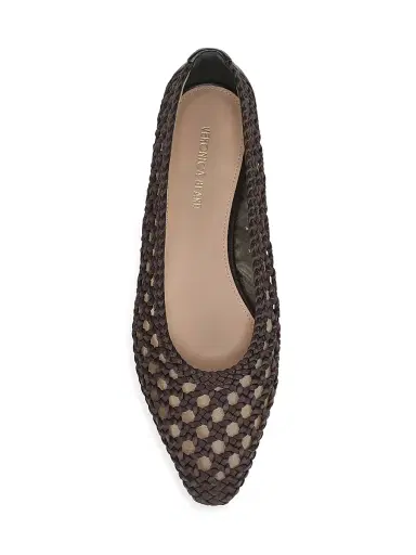 Veronica Beard Women's Cienna Satin Ballet Flats - Espresso | Thumbnail 4 Veronica Beard Women's Cienna Satin Ballet Flats - Espresso | Thumbnail 4