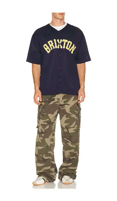 Brixton The Brixton Mesh Short Sleeve Baseball Jersey | Thumbnail 3 Brixton The Brixton Mesh Short Sleeve Baseball Jersey | Thumbnail 3