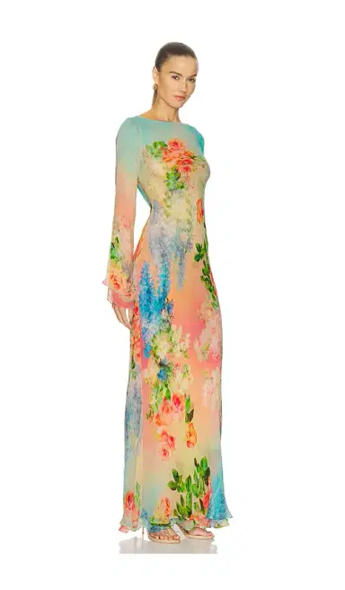 Hemant & Nandita Double Layer Maxi Dress | Thumbnail 2 Hemant & Nandita Double Layer Maxi Dress | Thumbnail 2