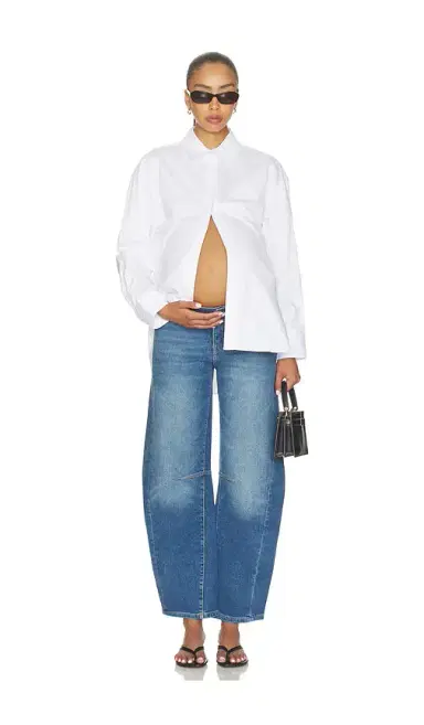 DL1961 X Bumpsuit Miro Barrel High Rise Maternity Jeans | Thumbnail 5 DL1961 X Bumpsuit Miro Barrel High Rise Maternity Jeans | Thumbnail 5
