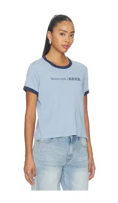 The Laundry Room Momma Needs A Beer Perfect Ringer Tee | Thumbnail 2 The Laundry Room Momma Needs A Beer Perfect Ringer Tee | Thumbnail 2