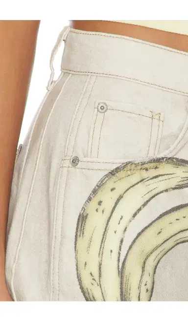 Free People x We The Free Good Luck Printed Jean | Thumbnail 6 Free People x We The Free Good Luck Printed Jean | Thumbnail 6