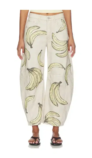 Free People x We The Free Good Luck Printed Jean | Thumbnail 1 Free People x We The Free Good Luck Printed Jean | Thumbnail 1