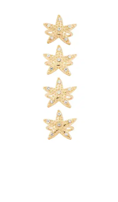 Frasier Sterling Starfish Napkin & Ring Set | Thumbnail 1 Frasier Sterling Starfish Napkin & Ring Set | Thumbnail 1