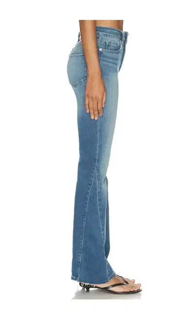 Good American Soft Tech Good Petite Bootcut Jeans | Thumbnail 3 Good American Soft Tech Good Petite Bootcut Jeans | Thumbnail 3