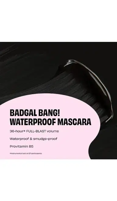 Benefit Cosmetics BADgal BANG! Waterproof Mini Mascara | Thumbnail 5 Benefit Cosmetics BADgal BANG! Waterproof Mini Mascara | Thumbnail 5