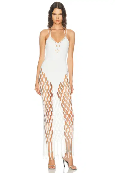 HAELO Wing Net Maxidress | Thumbnail 3 HAELO Wing Net Maxidress | Thumbnail 3