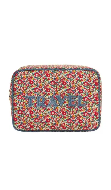Stoney Clover Lane Hand Embroidered Travel Large Pouch | Thumbnail 1 Stoney Clover Lane Hand Embroidered Travel Large Pouch | Thumbnail 1