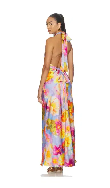Show Me Your Mumu Deep V Maxi Dress | Thumbnail 3 Show Me Your Mumu Deep V Maxi Dress | Thumbnail 3