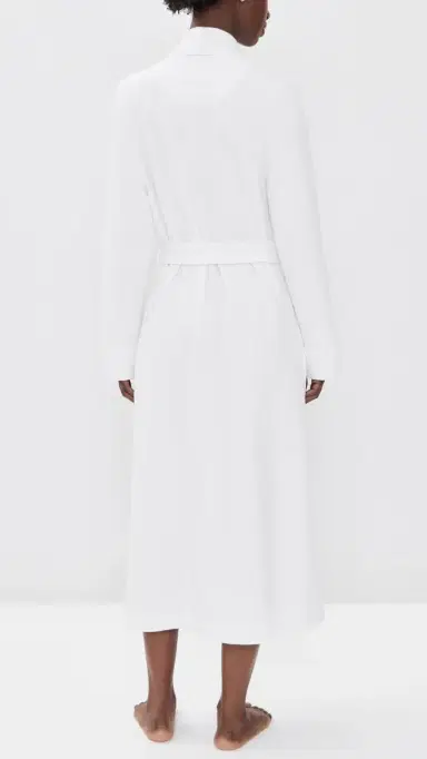 Petite Plume uxe Pima Cotton Ophelia Robe White | Thumbnail 3 Petite Plume uxe Pima Cotton Ophelia Robe White | Thumbnail 3