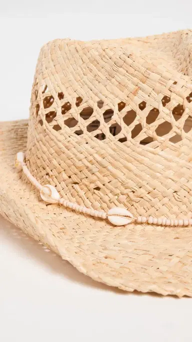 Lack of color Seashells Cowboy Hat Natural | Thumbnail 4 Lack of color Seashells Cowboy Hat Natural | Thumbnail 4