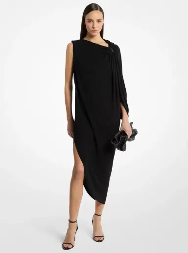 Michael Kors Collection Stretch Matte Jersey Elliptical One-Shoulder Dress | Thumbnail 3 Michael Kors Collection Stretch Matte Jersey Elliptical One-Shoulder Dress | Thumbnail 3