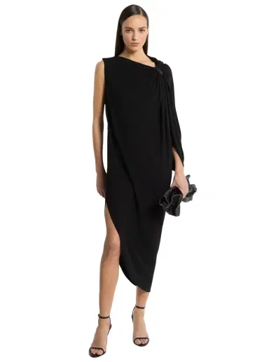 Michael Kors Collection Stretch Matte Jersey Elliptical One-Shoulder Dress | Thumbnail 1 Michael Kors Collection Stretch Matte Jersey Elliptical One-Shoulder Dress | Thumbnail 1