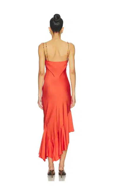 Amanda Uprichard Eros Midi Dress | Thumbnail 3 Amanda Uprichard Eros Midi Dress | Thumbnail 3