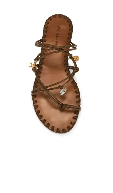 Farm Rio Sea Flat Sandal | Thumbnail 4 Farm Rio Sea Flat Sandal | Thumbnail 4