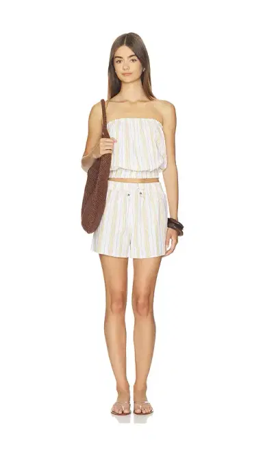 Bobi Smocked Tube Top | Thumbnail 4 Bobi Smocked Tube Top | Thumbnail 4