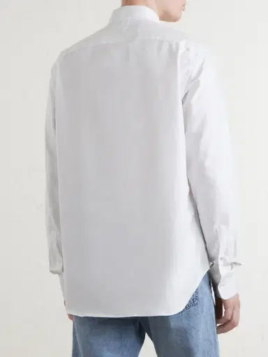 Canali Button-Down Collar Cotton-Poplin Shirt - Men | Thumbnail 4 Canali Button-Down Collar Cotton-Poplin Shirt - Men | Thumbnail 4