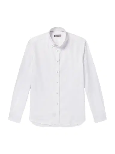 Canali Button-Down Collar Cotton-Poplin Shirt - Men | Thumbnail 1 Canali Button-Down Collar Cotton-Poplin Shirt - Men | Thumbnail 1