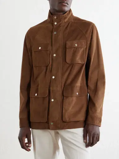 Brunello Cucinelli Suede Jacket - Men | Thumbnail 3 Brunello Cucinelli Suede Jacket - Men | Thumbnail 3