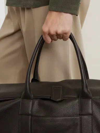 Canali Full-Grain Leather Tote Bag - Men | Thumbnail 5 Canali Full-Grain Leather Tote Bag - Men | Thumbnail 5