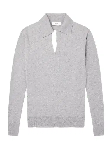 Lardini Wool and Cashmere-Blend Polo Shirt - Men | Thumbnail 1 Lardini Wool and Cashmere-Blend Polo Shirt - Men | Thumbnail 1