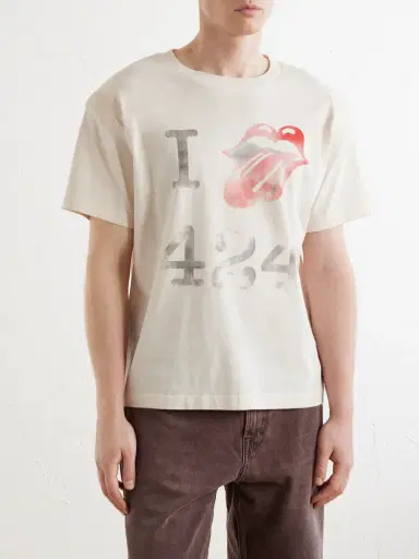 424 I Love Printed Cotton-Jersey T-Shirt - Men | Thumbnail 3 424 I Love Printed Cotton-Jersey T-Shirt - Men | Thumbnail 3