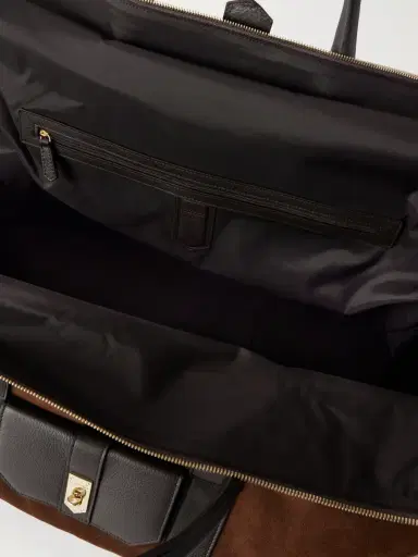 Canali Leather-Trimmed Suede tote - Men | Thumbnail 6 Canali Leather-Trimmed Suede tote - Men | Thumbnail 6