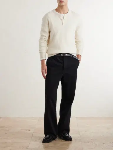 Jeanerica Genua Straight-Leg Cotton-Blend Chino Trousers - Men | Thumbnail 2 Jeanerica Genua Straight-Leg Cotton-Blend Chino Trousers - Men | Thumbnail 2