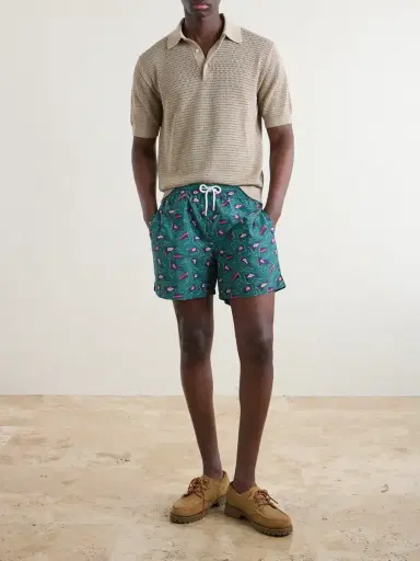 Drake's Mesh-Knit Cotton Polo Shirt - Men | Thumbnail 2 Drake's Mesh-Knit Cotton Polo Shirt - Men | Thumbnail 2