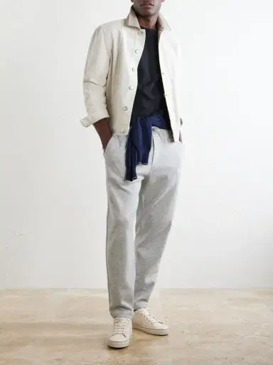 Brunello Cucinelli Tapered Cashmere-Blend Sweatpants - Men | Thumbnail 2 Brunello Cucinelli Tapered Cashmere-Blend Sweatpants - Men | Thumbnail 2