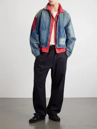 KAPITAL Distressed Patchwork Denim Jacket - Men | Thumbnail 2 KAPITAL Distressed Patchwork Denim Jacket - Men | Thumbnail 2