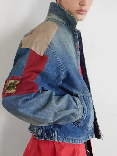 KAPITAL Distressed Patchwork Denim Jacket - Men | Thumbnail 5 KAPITAL Distressed Patchwork Denim Jacket - Men | Thumbnail 5