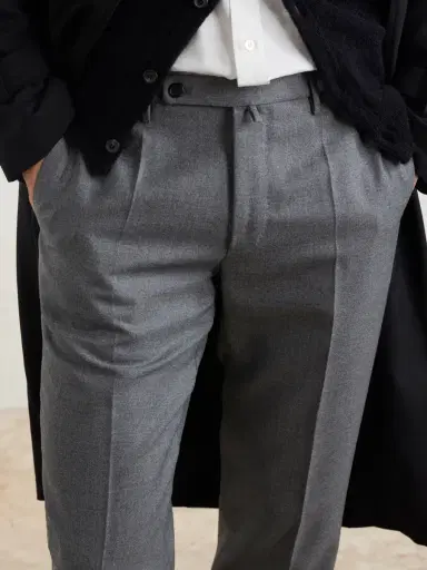 Slowear Straight-leg Wool-Canvas Trousers - Men | Thumbnail 5 Slowear Straight-leg Wool-Canvas Trousers - Men | Thumbnail 5