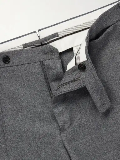 Slowear Straight-leg Wool-Canvas Trousers - Men | Thumbnail 6 Slowear Straight-leg Wool-Canvas Trousers - Men | Thumbnail 6